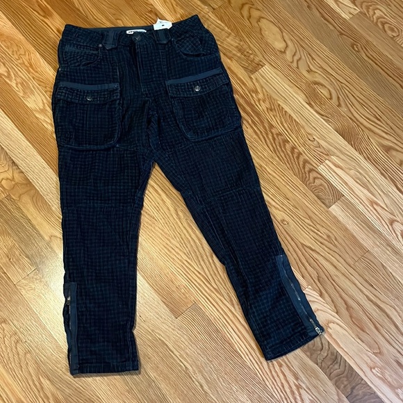 Free People London Calling Slouchy Cord Pants Size 26 NWT - Picture 3 of 15